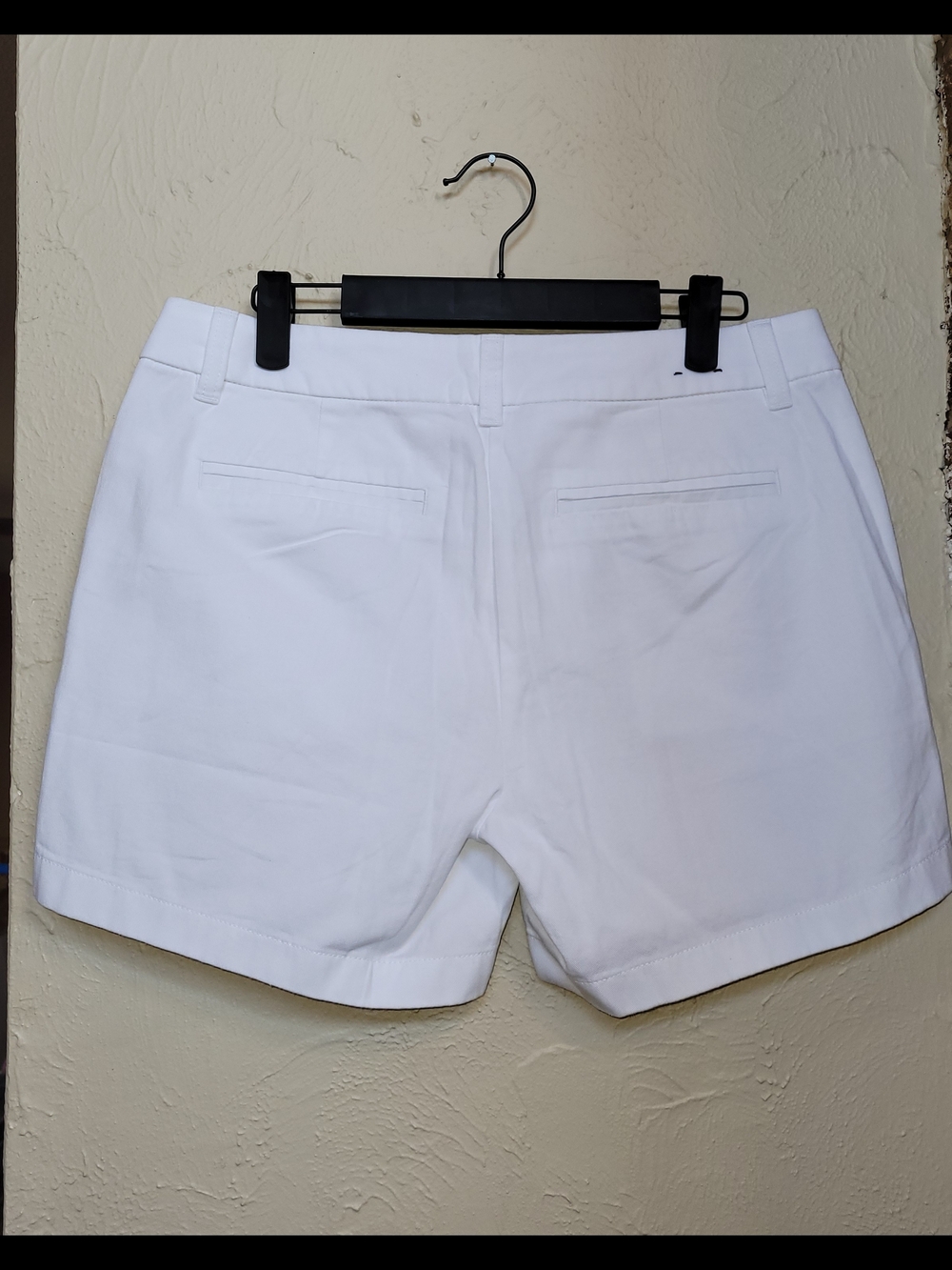 J. Crew White Cotton Casual Shorts Size 4 - Picture 7 of 8